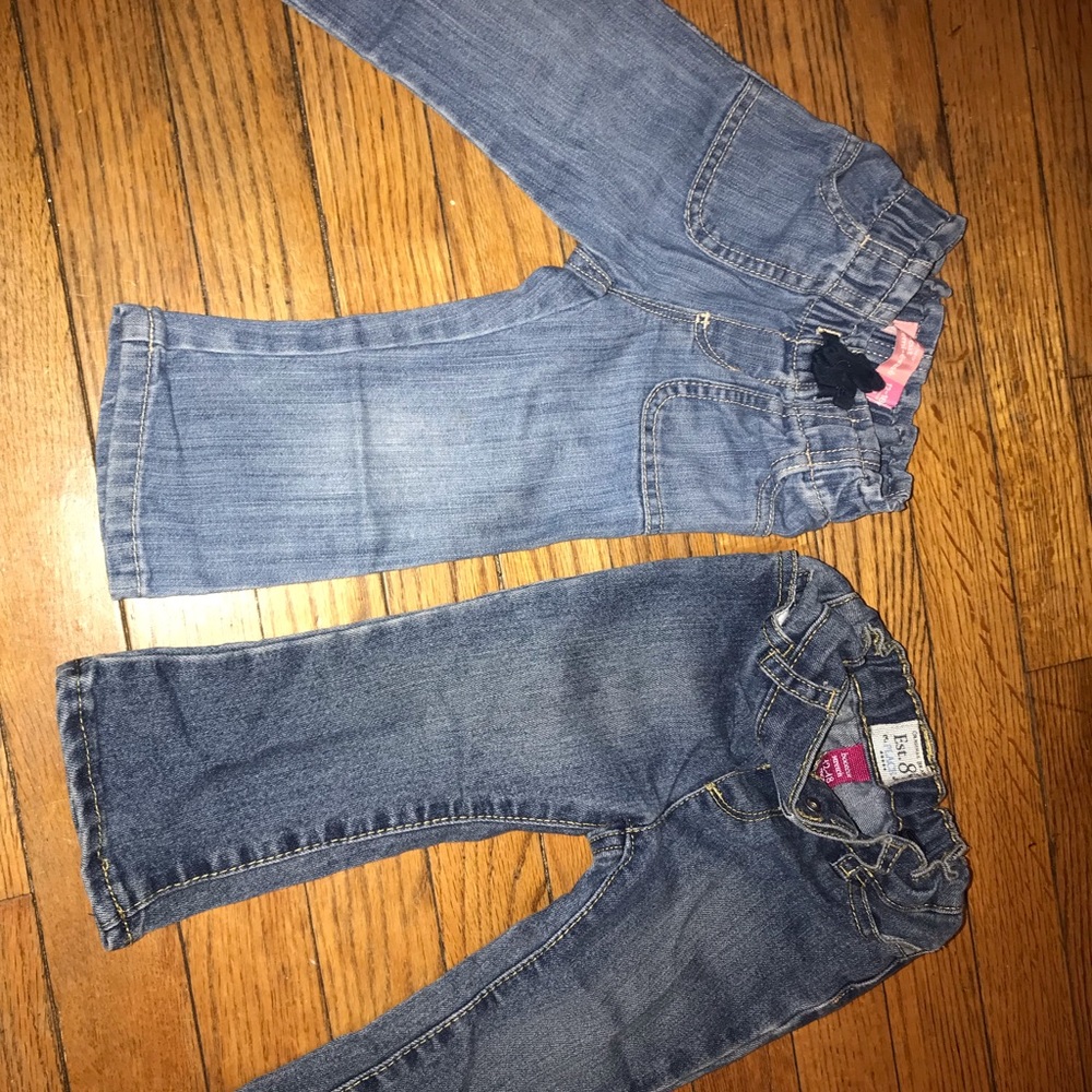 Baby girl blue jeans
